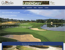 Tablet Screenshot of golfstylesonline.com